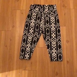 Printed cropped leggings